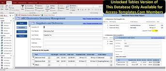 Access Templates Billing Software For Retail Shop Inventory For Access 2016 Software Updated July 2021