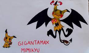 In the spirit of Spooktober, here is mimikyu if he had a gigantamax form :  rfakemon