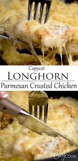This Copycat Longhorn Parmsan Crusted Chicken Recipe Has An Easy Marinade And A Delicious Parmesan Crust That S In 2020 Crusted Chicken Recipes Recipes Crusted Chicken