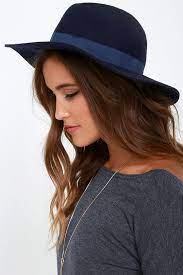 Tip Your Brim Navy Blue Fedora Hat Fedora Hat Hats Style