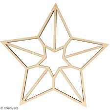 Génial merci beaucoup j'ai réussi a. Forme En Bois A Decorer Etoile A 5 Branches Origami Golden Deer 20 X 20 Cm 2 Pcs Cdiscount Beaux Arts Et Loisirs Creatifs