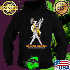 This product fc liverpool hoodie is now available in special discount and with free shipping as well. Freddie Mercury Liverpool Fc We Are The Champions Premier League 2019 2020 Shirt Hoodie Sweater Long Sleeve And Tank Top