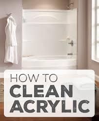 How To Clean An Acrylic Shower Or Bathtub Delta Faucet Inspired Living Acrylic Shower Walls Acrylic Tub Fiberglass Shower Stalls