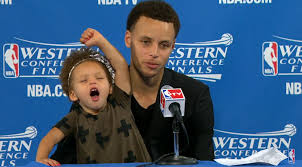 Ryan curry, the second child of nba superstar steph curry of the golden state warriors and his wife ayesha, recently the proud parents both took to instagram to celebrate their daughter's special day. Stephen Curry S Daughter Stole The Show In Nba Post Game Press Conference