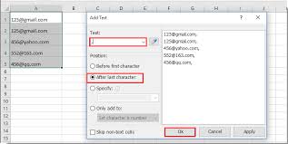 How To Add Comma At End Of Cell Text In Excel