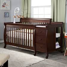 Free Mattress Davinci Kalani 4 In 1 Convertible Crib And Changer Combo Espresso Nursery Furniture Sets At Cribs Crib With Changing Table Cribs Convertible Crib