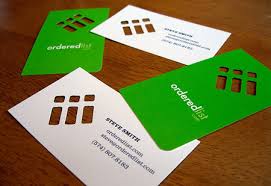 We also offer premium cardstocks such as linen and classic laid as well as our signature 15mil synthetic paper. 24 Creative Die Cut Business Cards