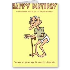Happy Birthday Card For A Male Friend Funny Birthday Card Old Man In Diapers Card Zazzle Com Funny Happy Birthday Pictures Happy Birthday Quotes Funny Birthday Humor