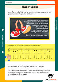 El Pulso Es El Latido De La Musica Y Divide El Tiempo De Una Pieza Musical En Fragmentos Identicos Cuanta Ensenanza Musical Educacion Musical Clase De Musica