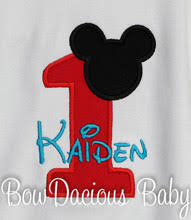 Mickey Mouse Birthday Shirts And Onesies