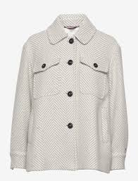 Tommy Hilfiger Herringbone Shacket Light Jackets Boozt Com