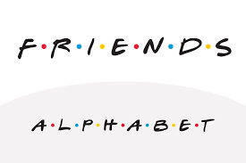Turbo urban x friends i together with over 50 artists from düsseldorf, hamburg, wiesbaden, cologne, essen, wuppertal and neuss. Printable Alphabet Of The Friends Tv Show Font Pdf Download Friends Font Friends Tv Show Gifts Friends Tv