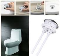 Eease water tank push button 48mm Water Tank Push Buttons Toilet Tank  Button Toilet Button Replaced Flush Button with Thread Diameter for Water  ...