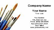 Create a blank artist business card. Artist Business Cards