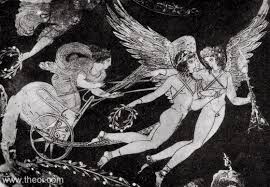 Detail Of Aphrodite Driving A Chariot Drawn By A Pair Of Erotes Winged Love Gods In A Scene Depicting The Love Of Phaon Ancient Greek Art Greek Art Aphrodite