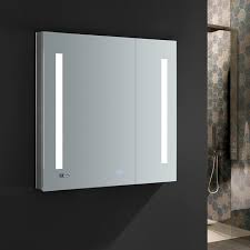 Wayfair carries a wide selection of medicine cabinets for your bathroom. Fresca Fmc013030 Tiempo 30 X 30 Inch Tall Bathroom Medicine Cabinet With Led Lighting And Defogger