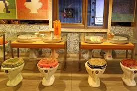 Mats provide additional comfort with a layer of memory foam cushioning. Taiwan Has A Toilet Themed Restaurant Where You Can Eat Poop Special Dishes