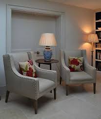 A Pair Of Designer Ben Whistler Side Sofa Table Wing Armchairs Chairs X 2 Ebay Sofa Table Winged Armchair Chair