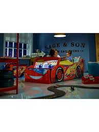 Disney/pixar cars lightning mcqueen car toddler bed. Disney Cars Lightning Mcqueen Toddler Bed With Light Up Windscreen By Hellohome Very Co Uk