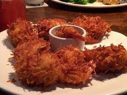 Outback steakhouse™ serves their gold coast coconut shrimp with a signature creole marmalade, but you may want to try another dipping these are tender crispy shrimp in a beer batter with a light flaky coconut coating on the outside. Coconut Shrimp At Outback Picture Of Outback Steakhouse Ocala Tripadvisor