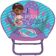 Disney Doc Mcstuffins Mini Round Saucer Chair Walmart Com Saucer Chairs Doc Mcstuffins Doc Mcstuffins Room