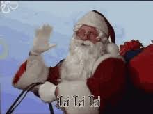 Santa Claus Saying Ho Ho Ho Merry Christmas Gifs Tenor Brad six becomes santa claus, pulling his black boots over his red pants in the office of a miami outdoor supply santa claus waves at children and their families from behind a transparent barrier at bass pro he said the pandemic initially dried up his business, but it bounced back, especially online. santa claus saying ho ho ho merry