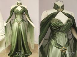 Elven Bridal Gown Fantasy Dress Fantasy Gowns Fantasy Fashion