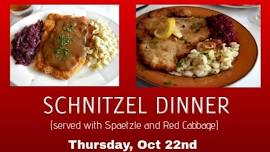 Schnitzel Dinner at Meriden Turner Halle