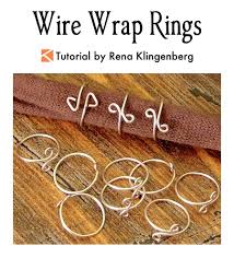 How to make wire wrapped bead rings. Wire Wrap Rings Tutorial Jewelry Making Journal