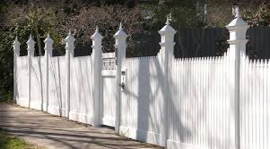 In the photo it shows as a sliding gate but it. Fence Styles Old Malvern Pickets