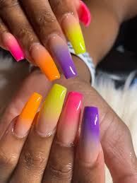 Schedule Appointment With Envy My Nails I didn't want to part with my caribbean inspired nails using @valentinobeautypure (see previous post for products used).