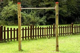 Reckstange garten selber bauen ideen youtube. Einzelreck Turnreck Ekv Aus Kantholz Mit Edelstahl Reckstange Spielturm Aus Holz Fur Den Garten Kaufen