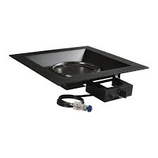 Fire pit burners, gas fire pit rings, natural gas fire pits, natural gas fire pit kits. Diy Square Gas Fire Pit Kit Bond Mfg Heating