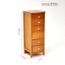 Purchase several for use in furnishing a home or setting up multiple hotel rooms for future guests. Clearance Sale Oak Tall Chest Of Drawers For Dollhouse Miniature 1 12 Scale