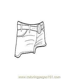 Shorts are a garment worn by both men and women over their pelvic area, circling the waist, and covering the upper part of the upper legs or more, sometimes. Womens Shorts Coloring Page For Kids Free Clothes Printable Coloring Pages Online For Kids Coloringpages101 Com Coloring Pages For Kids