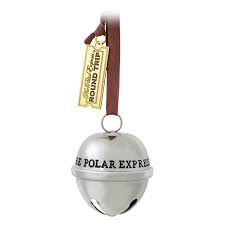The Polar Express Santa S Sleigh Bell Metal Ornament