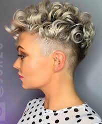 36 Pretty Fluffy Short Hair Style Ideas For Short Pixie Haircut Curly Pixie Haircuts Short Pixie Haircuts Short Hair Styles Pixie