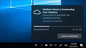 Automatic File Download Notifications In Windows 10
