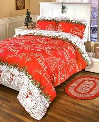 Queen Christmas Comforter Set Chalkboard Greetings Comforters Red White New Bed Queenchristmascomforterset Comforter Sets Comforters Cheap Bedding
