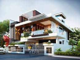 Bunglow Design 3d Architectural Rendering Services 3d Architectural Visualization Modern Bungalow Exterior Bungalow House Design House Architecture Design