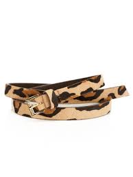 Cheetah Print Belt Leather Women Fashion Accessories B Low The Belt