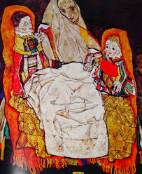 PINTURAS DE VANGUARDIAS: MADRE CON DOS HIJOS III EGON SCHIELE