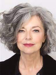 Salt And Pepper Hair Medium Length Wave Synthetic Hair Wig Medium Hair Styles Medium Length Hair Styles Grey Hair Topper
