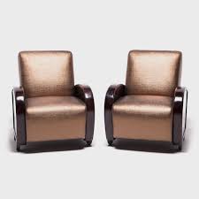 Pair Of Shanghai Deco Club Chairs Club Chairs Deco Chair