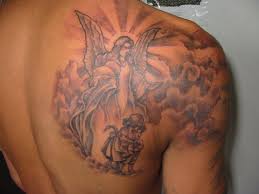 Pin By Tommy Rockoff On Tattoo S Shoulder Blade Tattoo Blade Tattoo Angel Tattoo Designs
