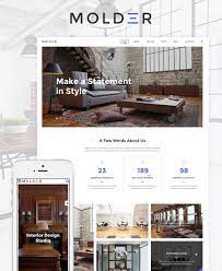 Website Theme Molder Interior Design Interior Design Website Templates Interior Design Template Home Design Websites