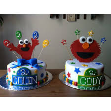 Construction cake for my 2 year old boy he loves trucks Elmo Cakes For Twin 2 Year Old Boys By Iced Out Edibles Monster Birthday Cakes Boy Birthday Cake Cookie Monster Birthday