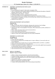 Investing the time upfront in writing a great position description results in a notable advantage later when you hired the best and freshest performers for your company. Property Specialist Resume Samples Velvet Jobs