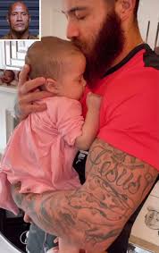 Find the perfect ashley cain stock photos and editorial news pictures from getty images. Dwayne Johnson Tells Ashley Cain And His Daughter Azalyia To Stay Strong Amid Her Leukemia Fight Sports Grind Entertainment