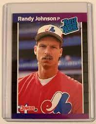 In addition, autographed refractor parallels first emerged in 1997 bowman's best baseball, but one of the most popular early autographed refractor cards came from peyton manning. 1989 Donruss Randy Johnson Rated Rookie 42 Error Variation Baseball Card Ebay